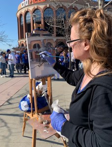 NY Mets - mlb - citi field - Painting - lgm - en plein air - 