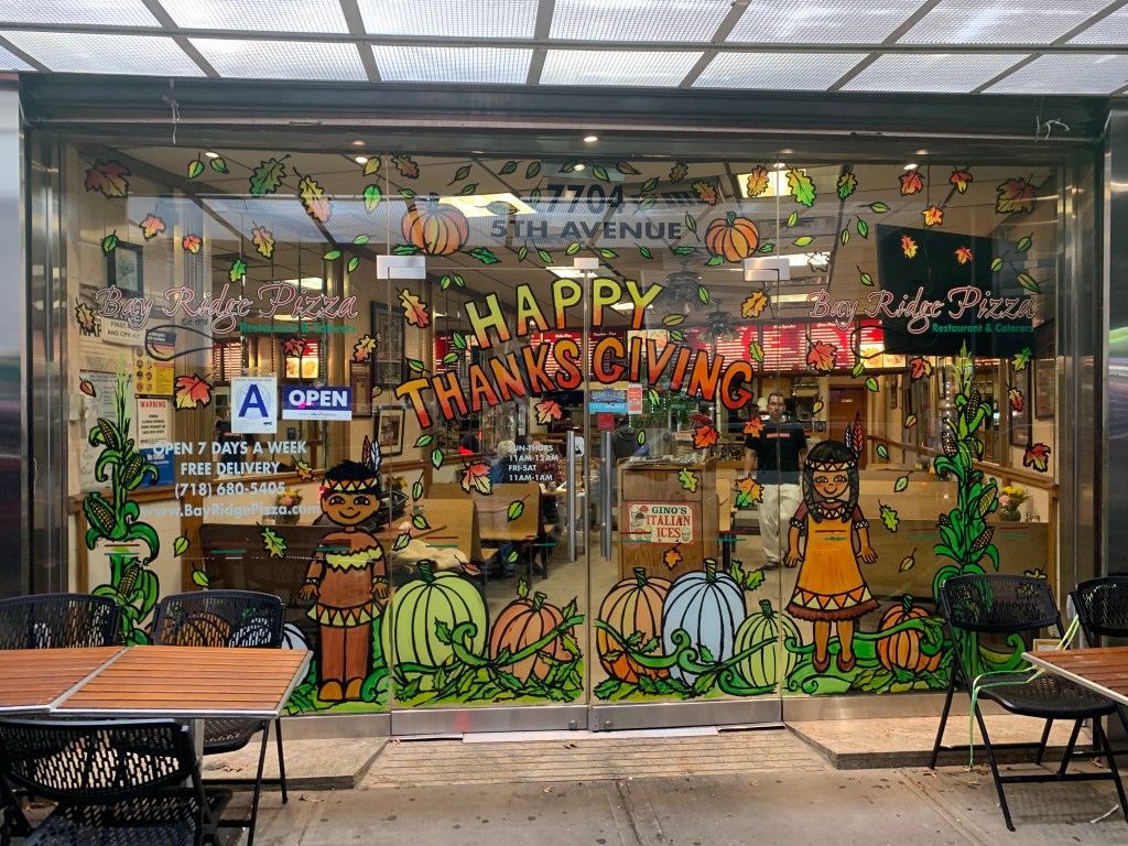 Thanksgiving Window Painting